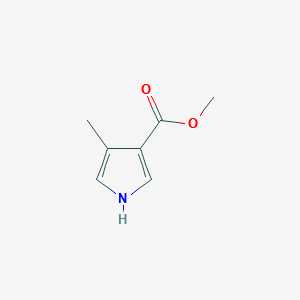4-Methyl-1H-pyrrole-3-carboxylicacidmethylester structure, CAS 40318-15-8