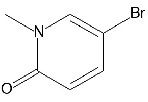 5-Bromo-1-methyl-1H-pyridin-2-one structure, CAS 81971-39-3