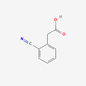 (2-Cyano-phenyl)-aceticacid structure, CAS 18698-99-2