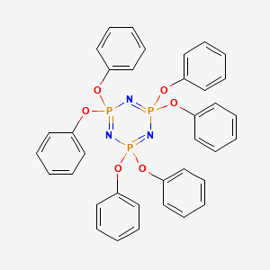 Hexaphenoxycyclotriphosphazene structure, CAS 1184-10-7