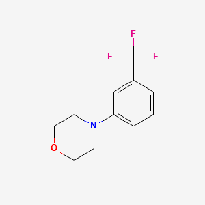 4-(3-(trifluoromethyl)phenyl)morpholine structure, CAS 189065-49-4