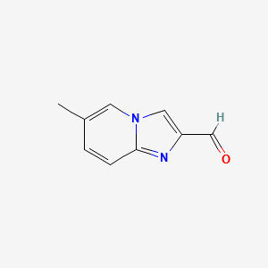 6-Methylimidazo[1,2-a]pyridine-2-carbaldehyde structure, CAS 202348-55-8