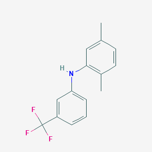 2,5-dimethyl-N-(3-(trifluoromethyl)phenyl)aniline structure, CAS 949161-10-8