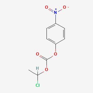 Carbonicacid4-nitrophenylester1-chloro-ethylester structure, CAS 101623-69-2