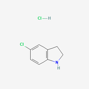 5-Chloro-2,3-dihydro-1H-indolehydrochloride structure, CAS 1013398-58-7