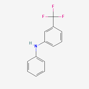 N-phenyl-3-(trifluoromethyl)aniline structure, CAS 101-23-5