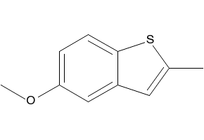 5-methoxy-2-methylbenzo[b]thiophene structure, CAS 53299-66-4