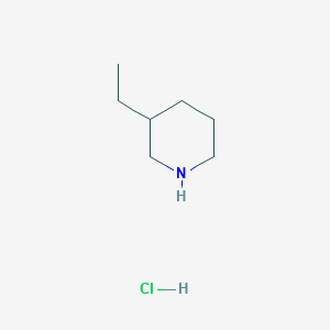 3-Ethylpiperidinehydrochloride structure, CAS 58531-32-1