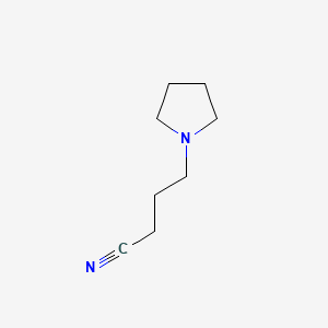 1-Pyrrolidinobutyronitrile structure, CAS 35543-25-0