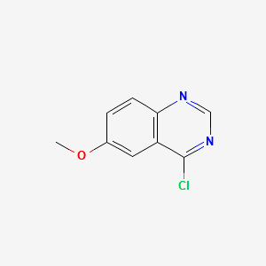 4-Chloro-6-methoxyquinazoline structure, CAS 50424-28-7