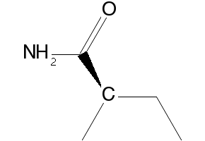 2-Methyl-,(2R)-butanamide structure, CAS 389122-94-5