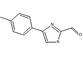 4-(4-Methylphenyl)-2-thiazolecarboxaldehyde structure, CAS 383143-86-0