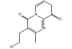 9-Benxyloxy-3-(2-Chloroethyl)-2-methylpyrido[1,2-a]pyrimidine-4-one structure, CAS 147687-17-0