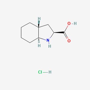 (2S,3aR,7aS)-1H-octahydroindole-2-carboxylicacidHydrochloride structure, CAS 144540-75-0