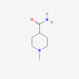 1-Methylpiperidine-4-carboxamide structure, CAS 62718-28-9