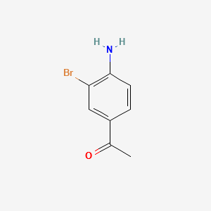 1-(4-Amino-3-bromo-phenyl)ethanone structure, CAS 56759-32-1