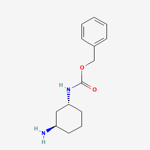 trans-benzyl3-aminocyclohexylcarbamate structure, CAS 1223158-00-6
