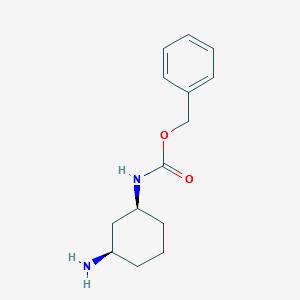 cis-benzyl3-aminocyclohexylcarbamate structure, CAS 1259278-12-0