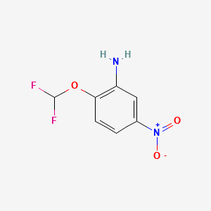 2-(Difluoromethoxy)-5-nitroaniline structure, CAS 54939-58-1