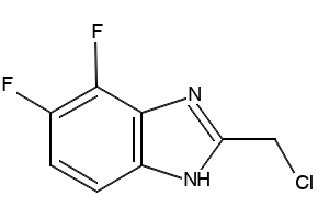 2-(Diethoxymethyl)-5,6-difluoro-1H-benzo[d]imidazole structure, CAS 958863-36-0