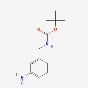 tert-Butyl3-aminobenzylcarbamate structure, CAS 147291-66-5