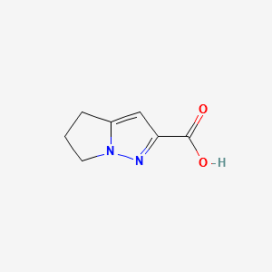 5,6-Dihydro-4H-pyrrolo[1,2-b]pyrazole-2-carboxylicacid structure, CAS 796729-03-8