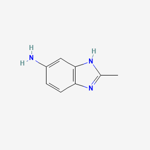 2-Methyl-5-aminobenzimidazole structure, CAS 29043-48-9