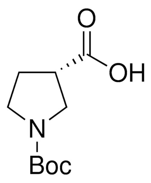 (S)-N-Boc-pyrrolidine-3-carboxylicacid structure, CAS 140148-70-5