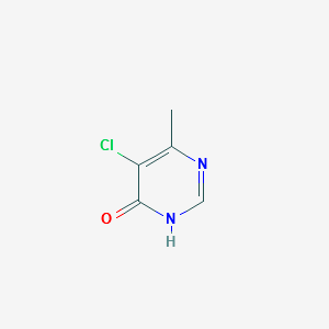 5-Chloro-6-methylpyrimidin-4(1H)-one structure, CAS 7752-72-9
