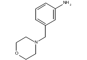3-(Morpholin-4-ylmethyl)aniline structure, CAS 123207-48-7
