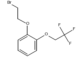 2-[2-(2,2,2-Trifluoroethoxy)phenoxy]ethylbromide structure, CAS 160969-00-6