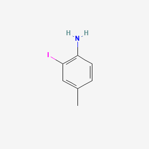 2-Iodo-4-methylaniline structure, CAS 29289-13-2