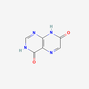 4,7(3H,8H)-Pteridinedione structure, CAS 33669-70-4