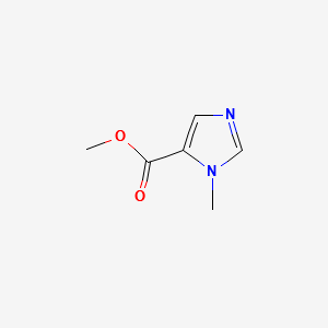 Methyl1-methyl-1H-imidazole-5-carboxylate structure, CAS 17289-20-2