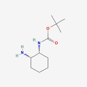 tert-butyl(1R,2S)-2-aminocyclohexylcarbamate structure, CAS 364385-54-6