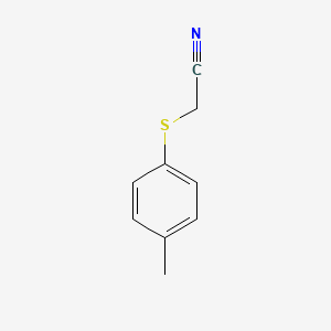 2-[(4-Methylphenyl)thio]acetonitrile structure, CAS 21681-88-9
