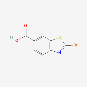 2-Bromobenzo[d]thiazole-6-carboxylicacid structure, CAS 22514-58-5