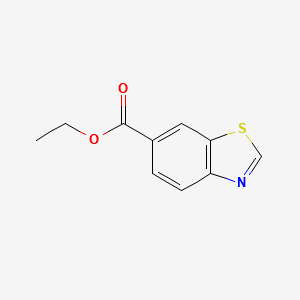 Ethylbenzo[d]thiazole-6-carboxylate structure, CAS 19989-64-1