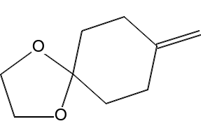 8-methylene-1,4-dioxaspiro[4.5]decane structure, CAS 51656-90-7