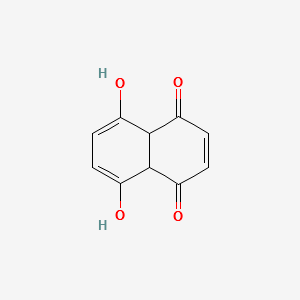 4a,8a-Dihydro-5,8-dihydroxy-1,4naphthalenedione structure, CAS 887574-80-3
