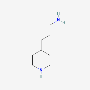 4-Piperidinepropanamine structure, CAS 860229-31-8