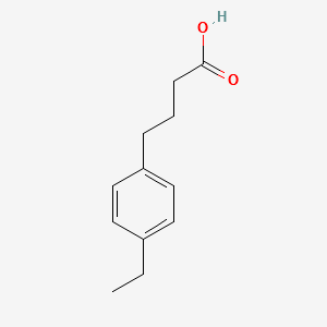 4-Ethylbenzenebutanoicacid structure, CAS 5467-53-8
