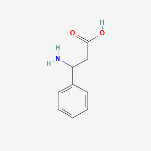 DL(±)-3-Amino-3-phenyl-propionicacid structure, CAS 3646-50-2