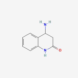 4-Amino-3,4-dihydro-2(1H)-quinolinone structure, CAS 858783-30-9