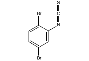 2,5-dibromophenylisothiocyanate structure, CAS 98041-67-9