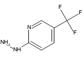 1-(5-(Trifluoromethyl)pyridin-2-yl)hydrazine structure, CAS 89570-85-4