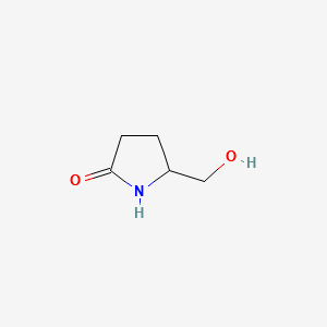 5-(hydroxymethyl)pyrrolidin-2-one structure, CAS 62400-75-3