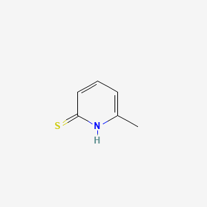 2-Mercapto-6-methylpyridine structure, CAS 18368-57-5