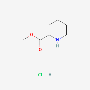 2-Piperidinecarboxylicacid,methylester,hydrochloride(1:1) structure, CAS 32559-18-5