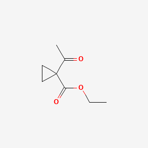 ethyl1-acetylcyclopropanecarboxylate structure, CAS 32933-03-2
